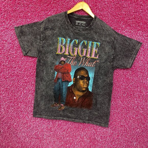 Biggie Smalls The What Ready to Die Album Art Hip Hop Tee Large - Picture 2 of 3